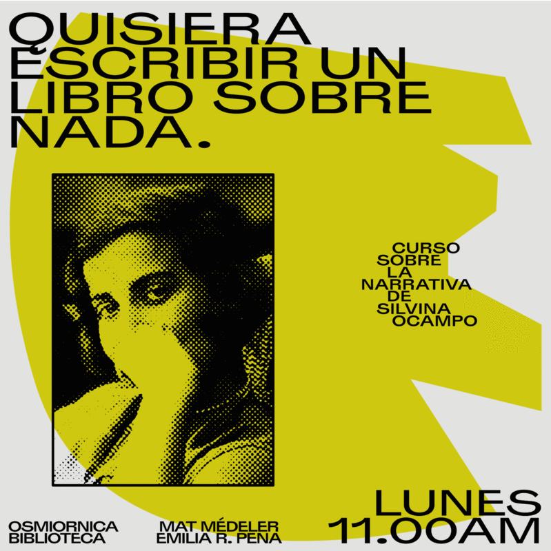 QUISIERA ESCRIBIR UN LIBRO SOBRE NADA