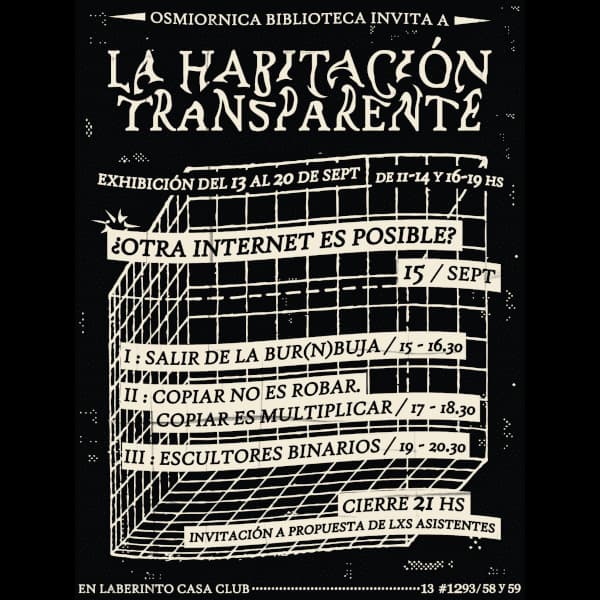 La habitación transparente Exhibición de Tactical Tech Collective